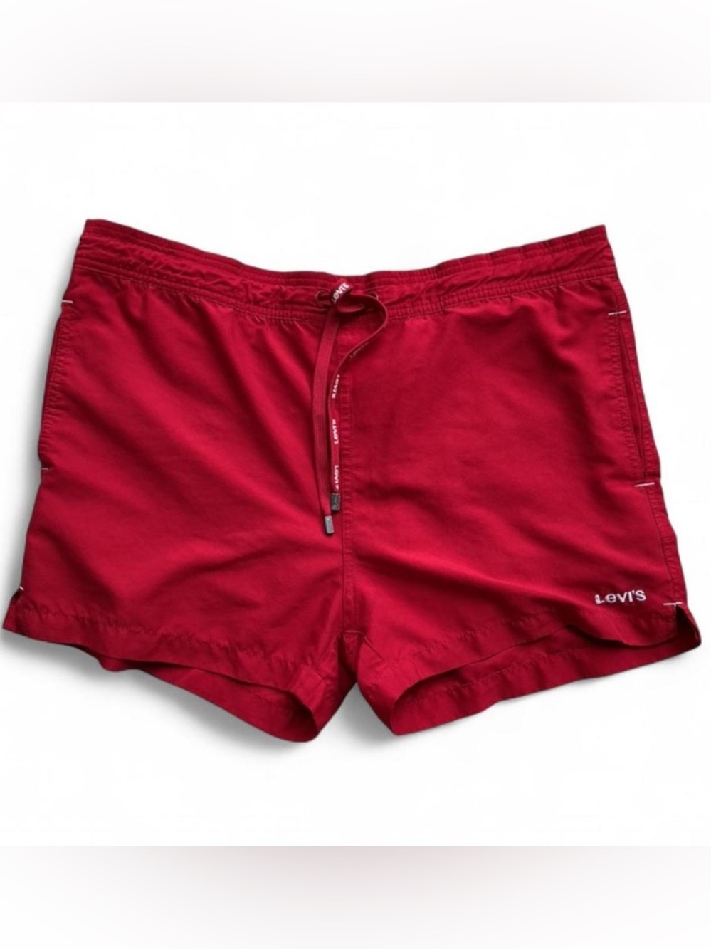 Retro Americana Red Levi’s Swim Trunks